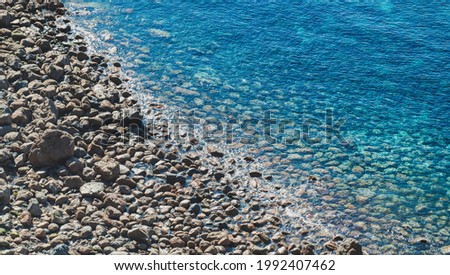 Clear Water off the Cliffs of Guernsey