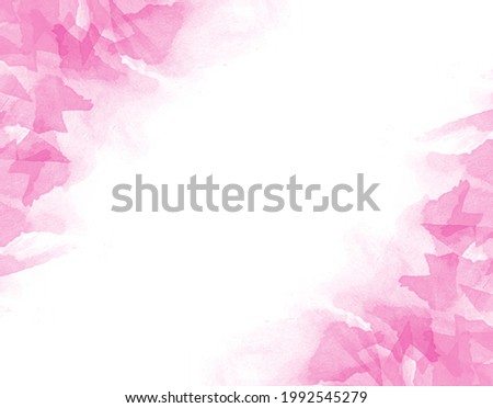 Abstract pink water color background