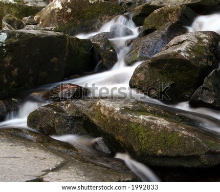 Stream flowing over rocks