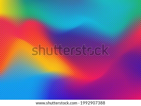 Background colorful halftone gradient vector Royalty-Free Stock Photo #1992907388