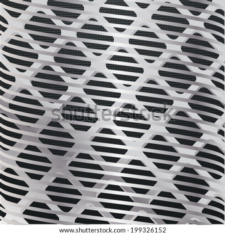 Metal abstract background - vector illustration