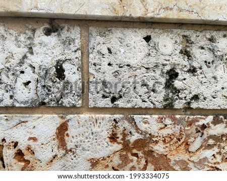3rd version rusty color and black marble texture rectangle shapes wall