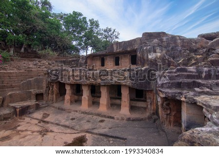 Udaygiri caves Bhubaneswar, Odisha, India.