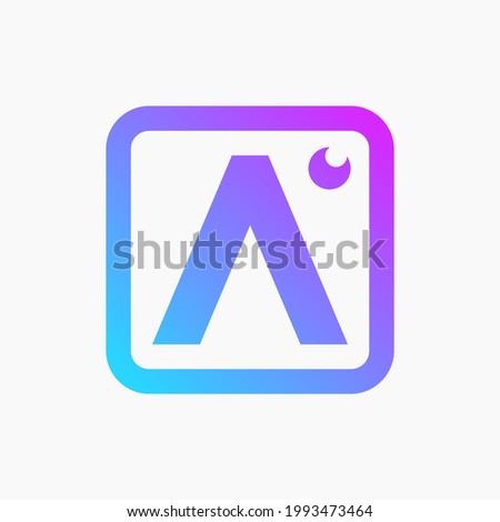 Initial A Letter Logo Design Vector Template. Creative icon Illustration.