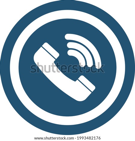 Telephone Vector icon that can easily modify or edit