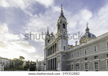 Almudena Cathedral is the Catholic cathedral in Madrid, the seat of the Roman Catholic Archdiocese of Madrid. It was consecrated by Pope John Paul II in 1993.