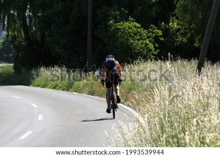 mountain bike rider road sport