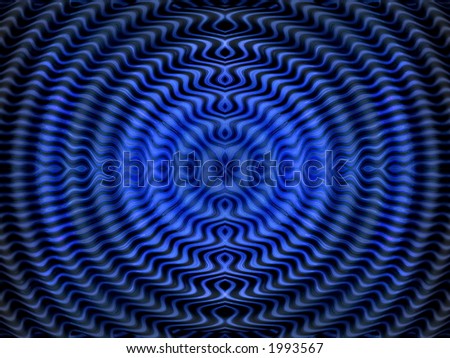 Abstract hypnotic blue background