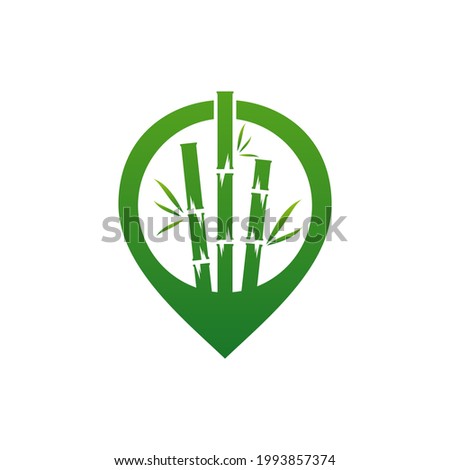 Point Bamboo logo vector template, Creative Bamboo logo design concepts