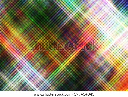 Abstract Dotted Background Colorful pixels Background Glowing Blurred background. Multifunctional media backdrop. Blurred. Diffracted Light 