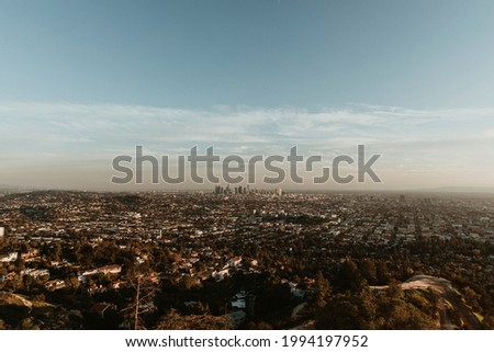Los Angeles view from the Griffith Observatory, USA