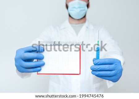 Researcher Displaying Virus Prevention Method, New Infection Cure Ideas, Explaining Scientific Problems, Laboratory Experimentation, Medical Treatment Plans