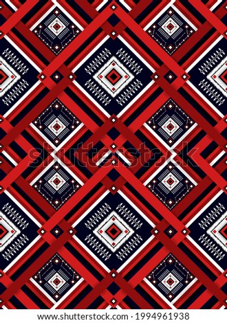Ethnic oriental seamless pattern. Abstract background for textile design, wallpaper, surface textures, boho chic,carpet,clothing,wrapping,Batik,fabric,sarong,Vector illustration embroidery style.