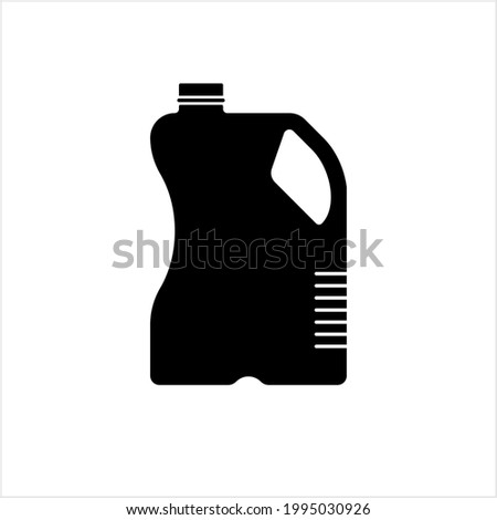 Gallon Of Milk Icon, Big Plastic Bottle, Milk Container Vector Art Illustration