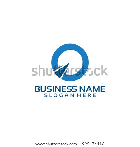 Abstract modern logo for business or company, eps 10 editable