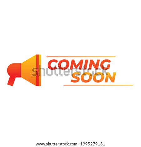 Coming soon notification icon. Cartoon of Coming soon notification vector icon for web design isolated on white background Royalty-Free Stock Photo #1995279131