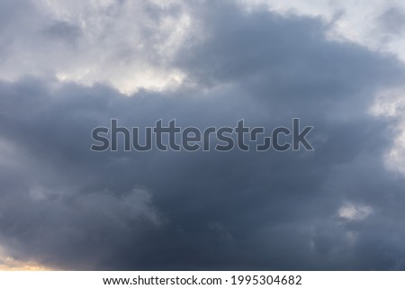 White and gray clouds on a blue sky background