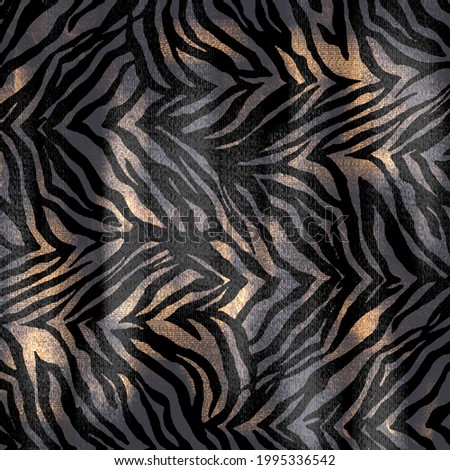 Abstract color zebra, tiger skin design. Animal skin texture seamless pattern. creative background. Multicolor stripes repeat popular pattern. trendy illustration for textile, wrapping.
