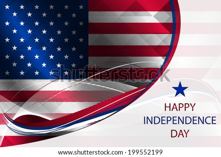 Independence day, vector background/design for poster, print or creative editing