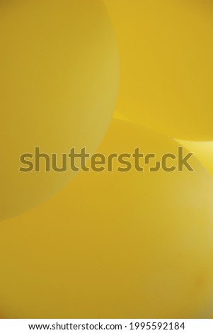 Background from yellow balloons. Blurred Photo of balloons for background