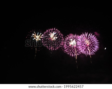  New Year Fireworks Display Night