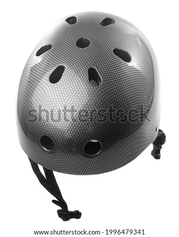 Skateboard Helmet with Carbon Fiber Print
