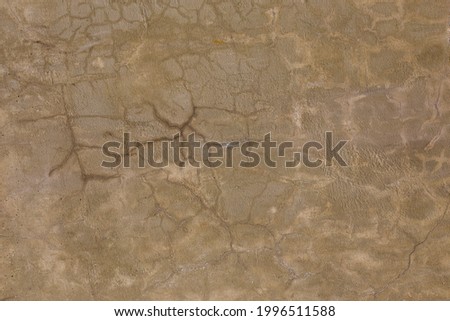 grey dirty cracked plaster wall - flat texture and full frame background