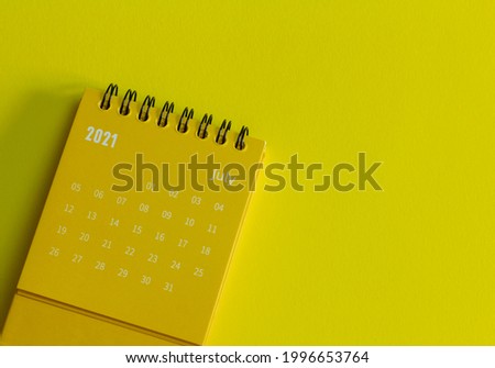 Tear-off calendar for July 2021. Desktop calendar for planning, assigning, organizing, and managing each date