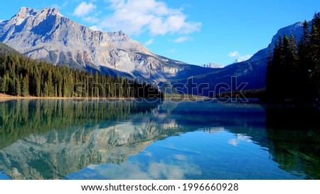 rocky mountain landscape in canada series