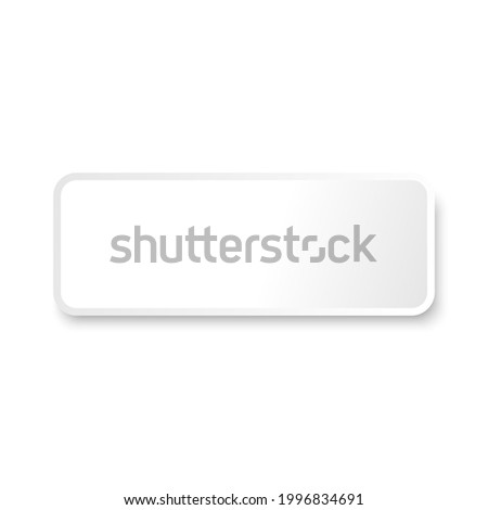 square paper vector. Empty white paper plate. Vector square plate Illustration on white background.