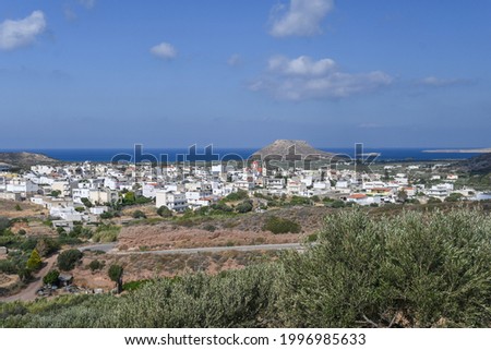 Picture of the village of Palaikastro in the east of the island of Crete