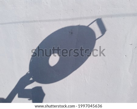 the art of photography from the shadow of an object.