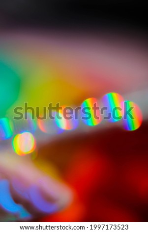 Abstract blurry rainbow bokeh background. Defocused bokeh lights wallpaper texture.