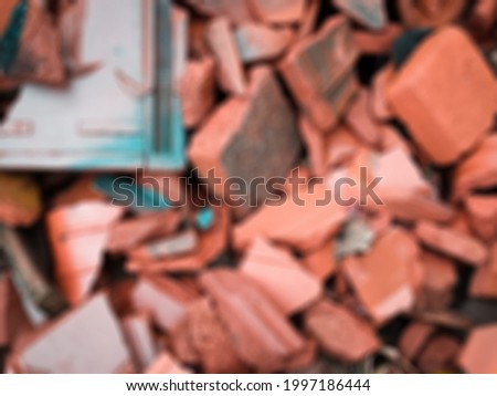 Defocused abstract background of house roof shards