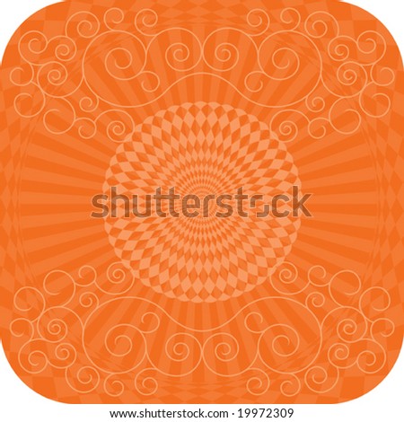 Abstract background with flower curls. Please see some similar pictures from my portfolio.