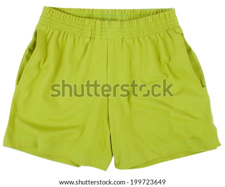 Child Sport shorts. Isolated on a white background