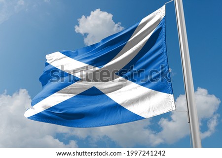 Scotland flag, United Kingdom  banner collection