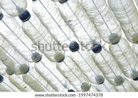 plastic bottle background pattern and texture details