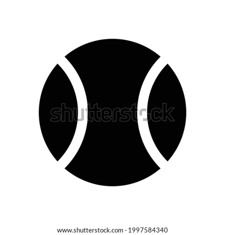 Volleyball ball vector icon, isolated on white background