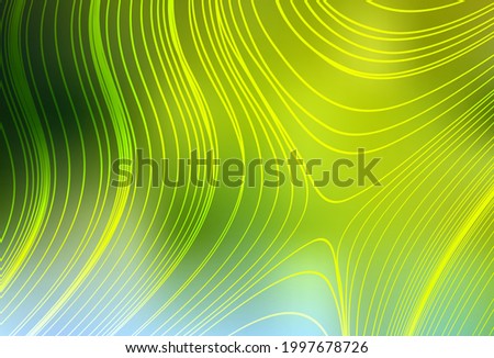 Light Green, Yellow vector colorful abstract texture. New colored illustration in blur style with gradient. The best blurred design for your business.