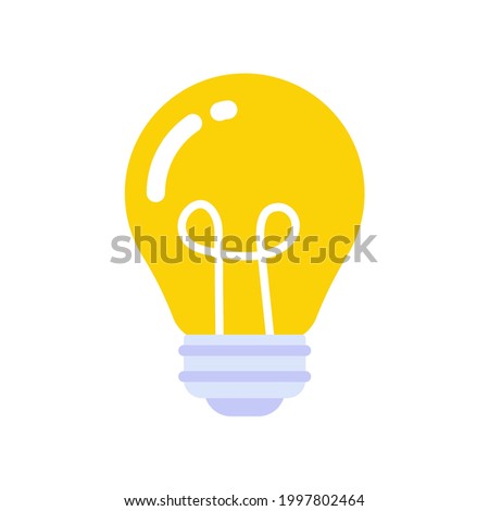 Light bulb icon. Light bulb ideas and creativity. Analytical Thinking for Innovation Processing