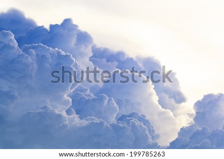 Abstract cloud sky Royalty-Free Stock Photo #199785263