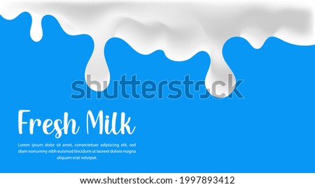 Milk background vector, vector eps. 10