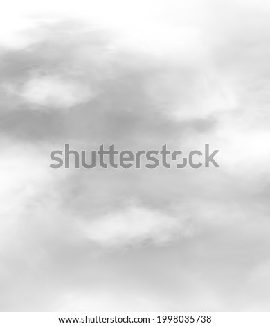 Cloud, fog or smoke isolated on white background. Royalty high-quality free stock photo image of  black cloudiness, clouds, mist or smog background