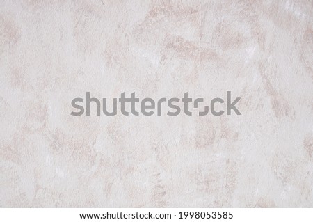 Wall panel grunge light brown,beige concrete backdrop.Dirty,dust grey wall concrete,backdrop texture and splash brown color brush stroke for architecture or abstract vintage background.Soft image.
