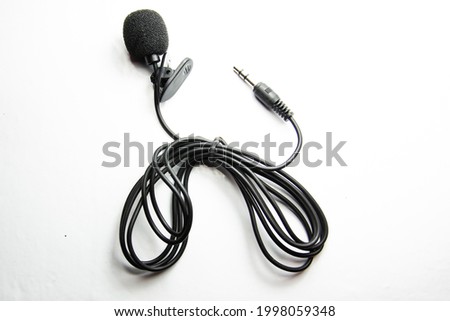 isolated microphone on white background