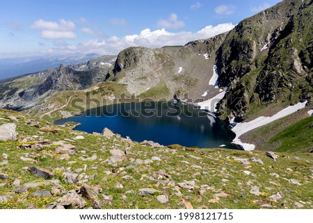 Amazing landscape of The Seven Rila Lakes, Rila Mountain, Bulgaria