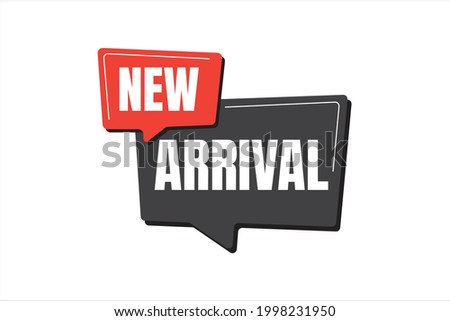 New arrivals banner promotion template vector