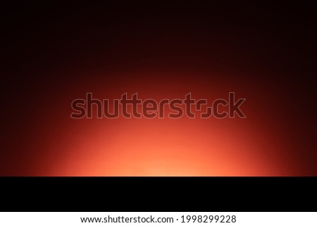 Simple sunset orange color background for poster, presentation or advertising.
