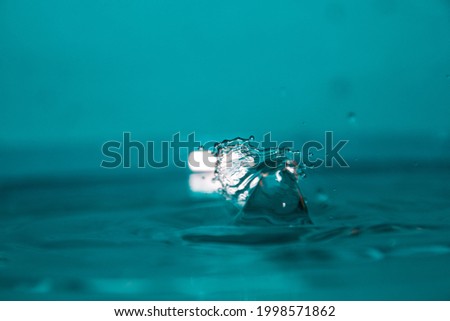calm water-drops on a rainy day